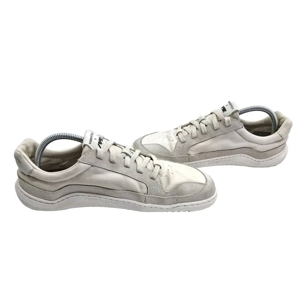 Vivobarefoot Shoes Mens Size 9 White Leather Low Top Barefoot Casual Sneakers